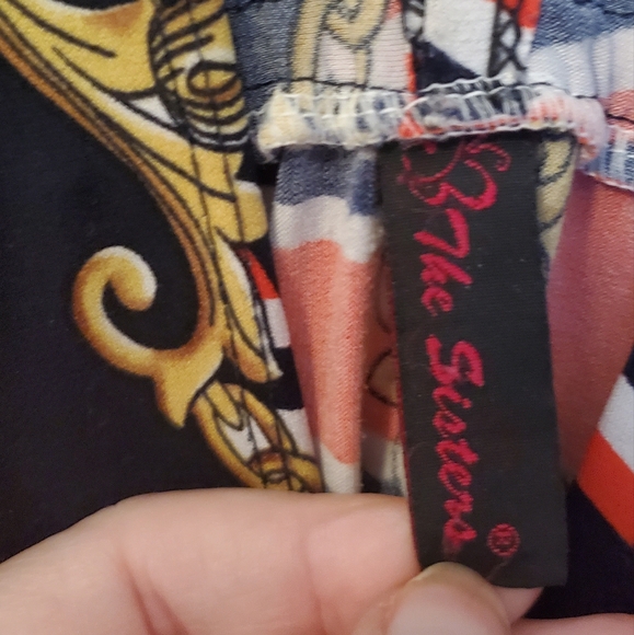 1X-3X BRIGHT NAUTICAL MAXI DRESS PLUS CURVE - Picture 6 of 8